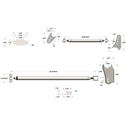 Wishbone 4-link kit